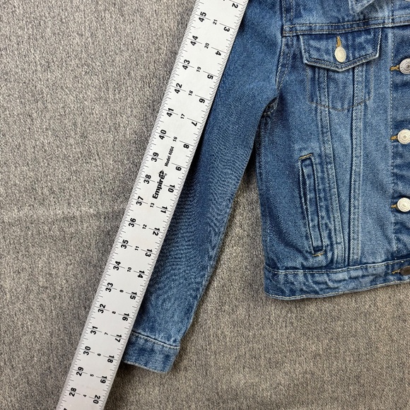 Levi's Blue Denim Button Up Trucker Style Jacket Kids Size 4T **READ** - Picture 7 of 7